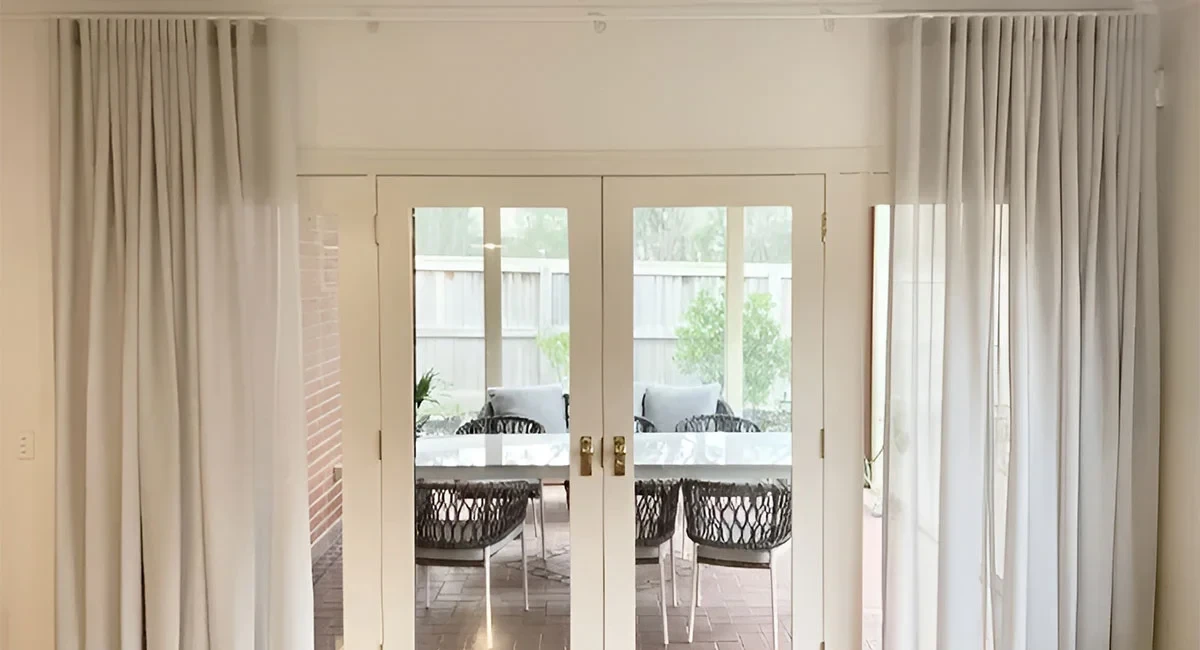 How to clean sheer curtains.