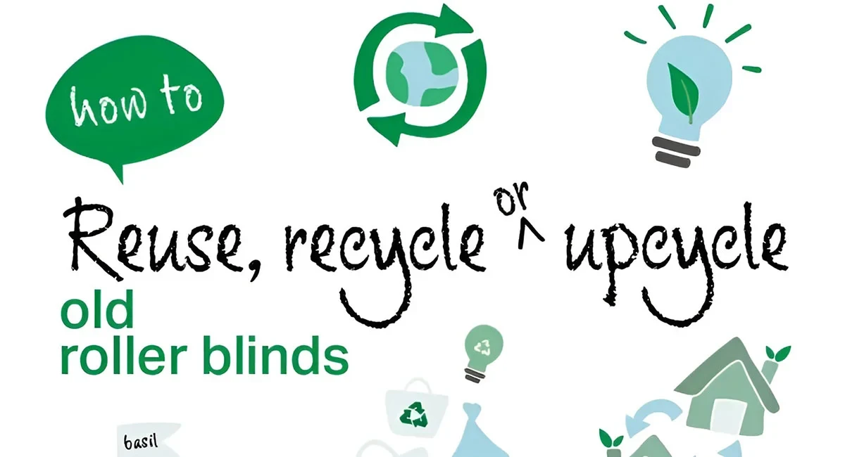 Six ways to use old roller blinds