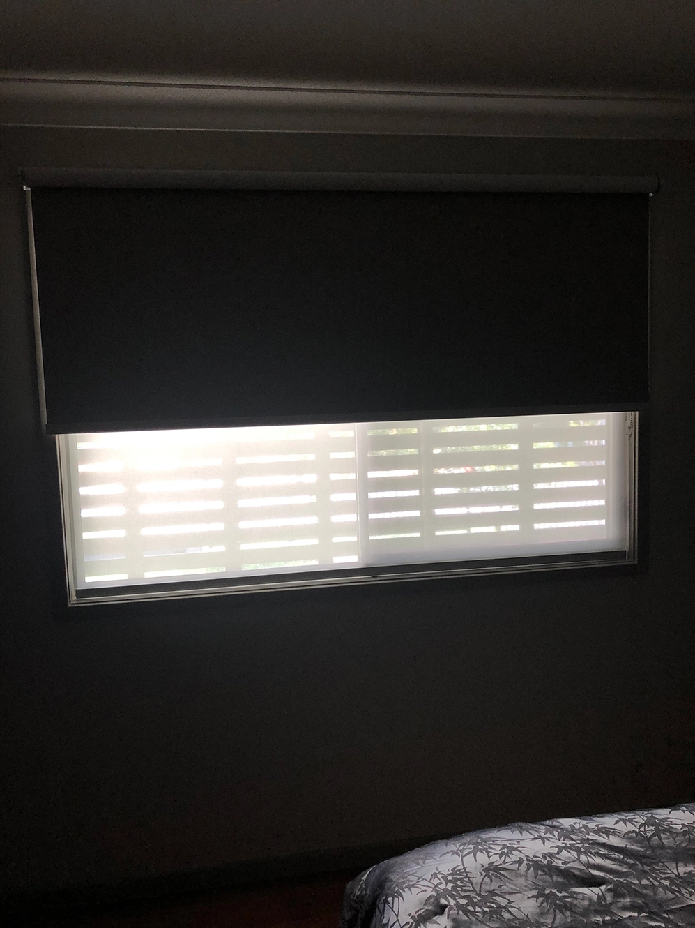 Our Motorised Roller Blinds Have Made This Space Feel Warm and Inviting