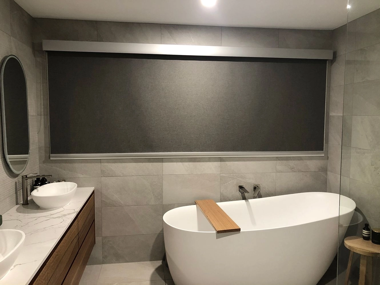 Our Blockout Roller Blinds Were the Perfect Bathroom Upgrade