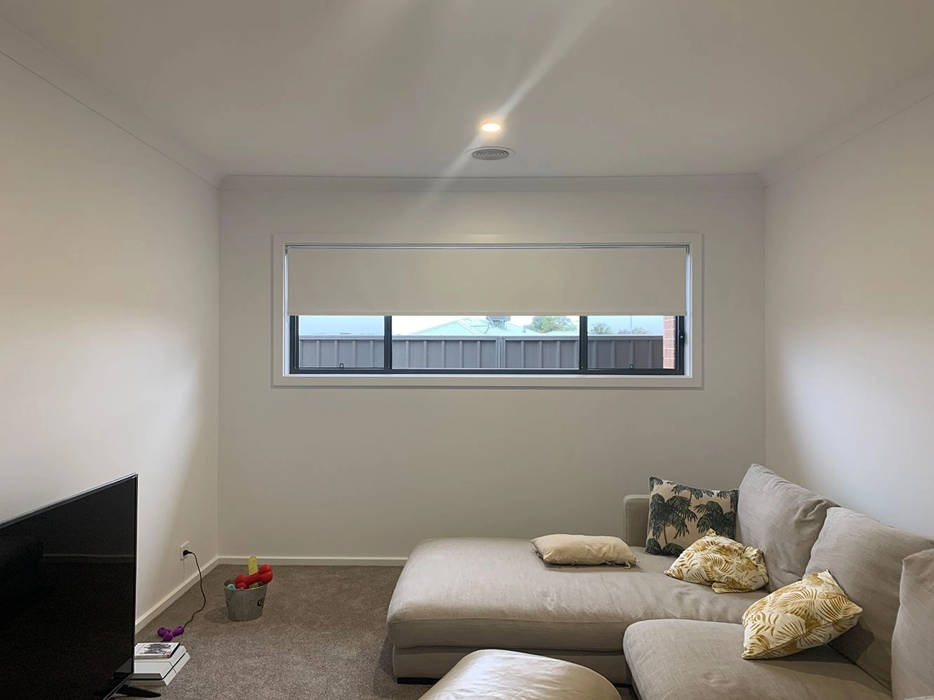 Our Blockout Roller Blinds Have Made This Room Feel Bigger and Brighter