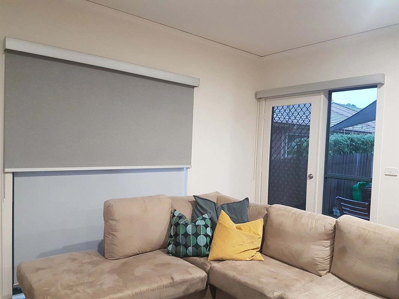 Our Blockout Roller Blinds Are a Total Transformation for This Space
