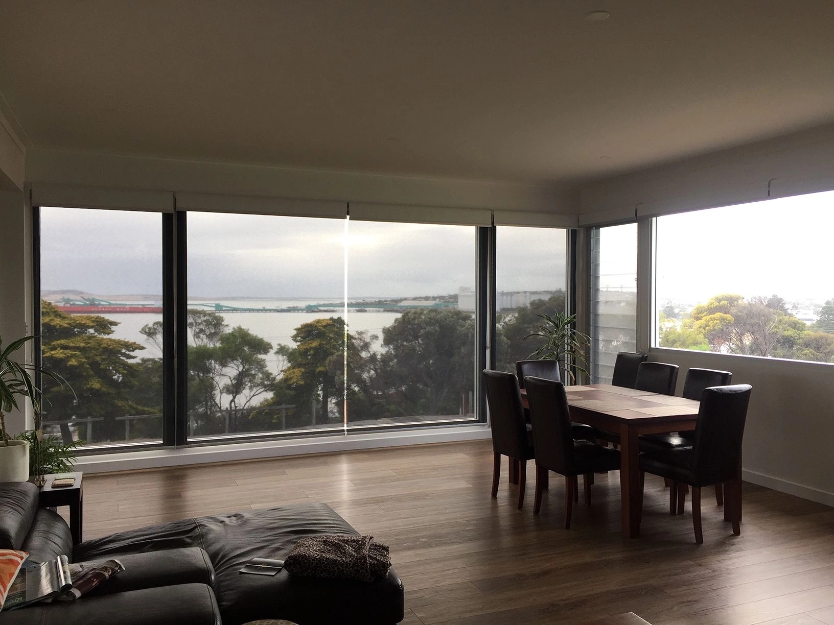 Our Double Roller Blinds Are a Showstopper and Guests Always Comment on Them