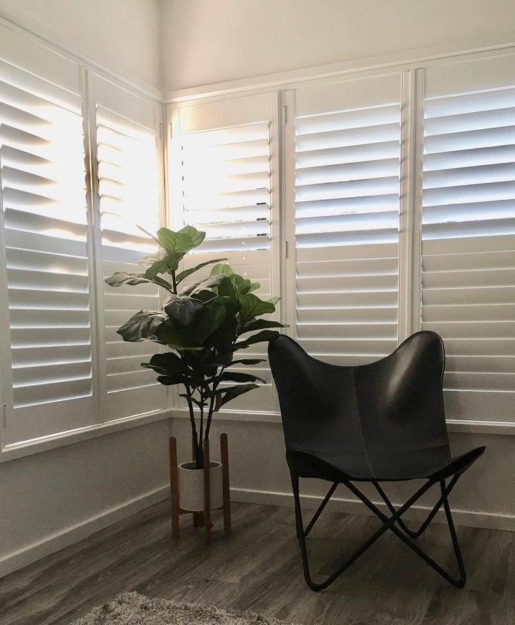 Our Plantation Shutters Brought Our Living Room to Life