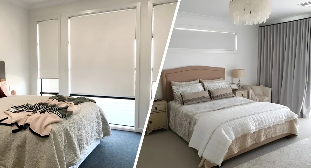 Curtains vs Roller Blinds for Bedrooms