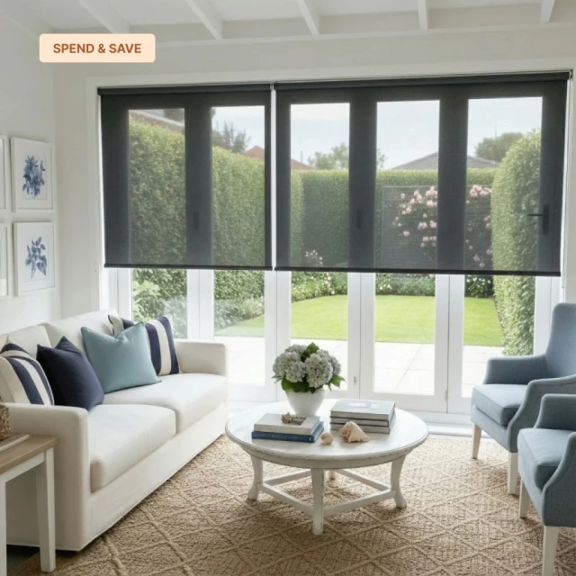 Linked Roller Blinds