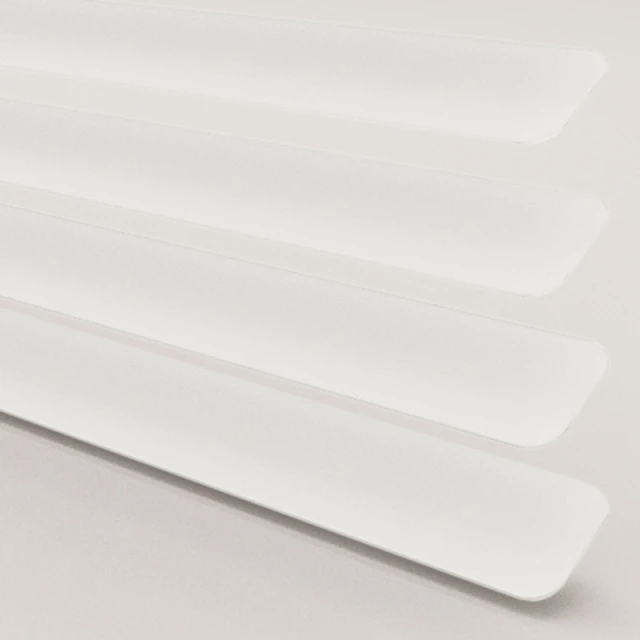 0197 White Matt 25mm Metal Venetian  