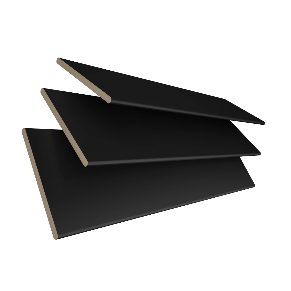 Perfect Fit 25mm Wood Venetian Carbon Black