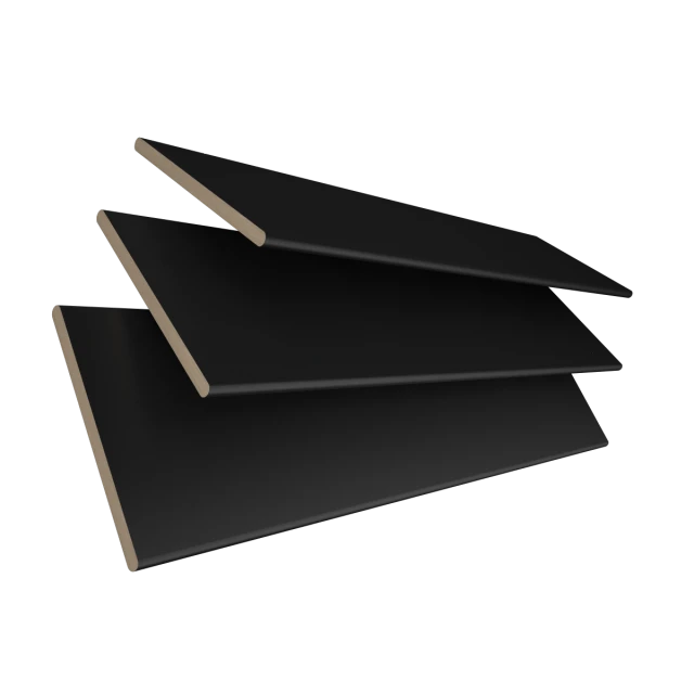 Perfect Fit 25mm Wood Venetian Carbon Black