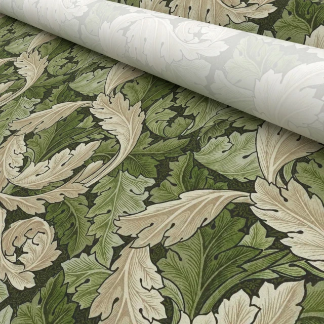William Morris Acanthus Nettle Roller Sample