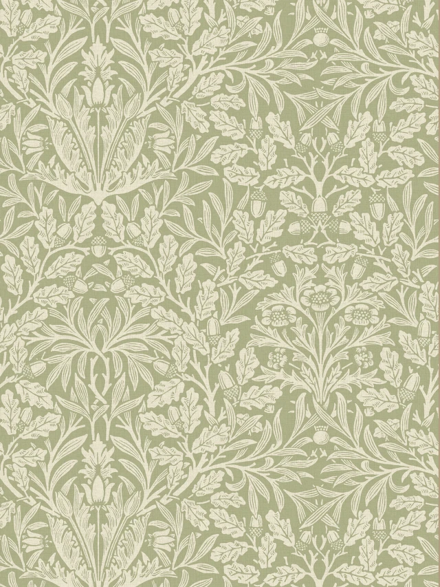 William Morris Acorn Lichen Roller