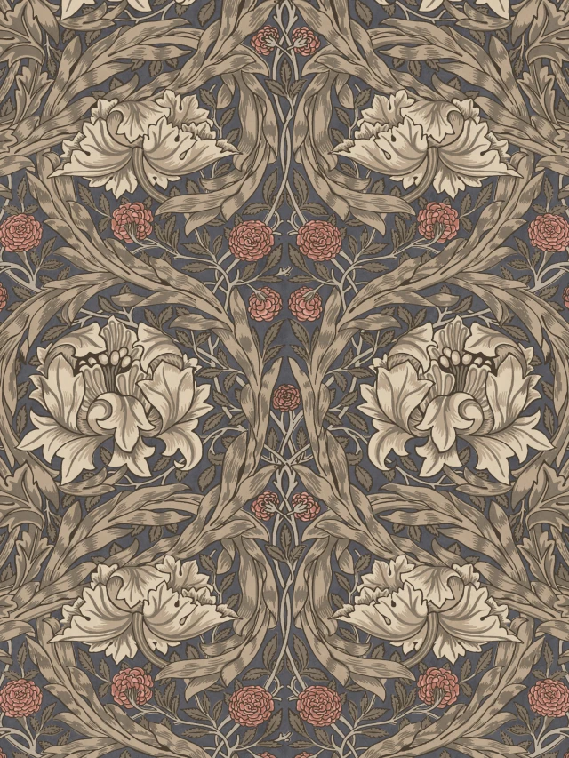 William Morris African Marigold Walnut Roller