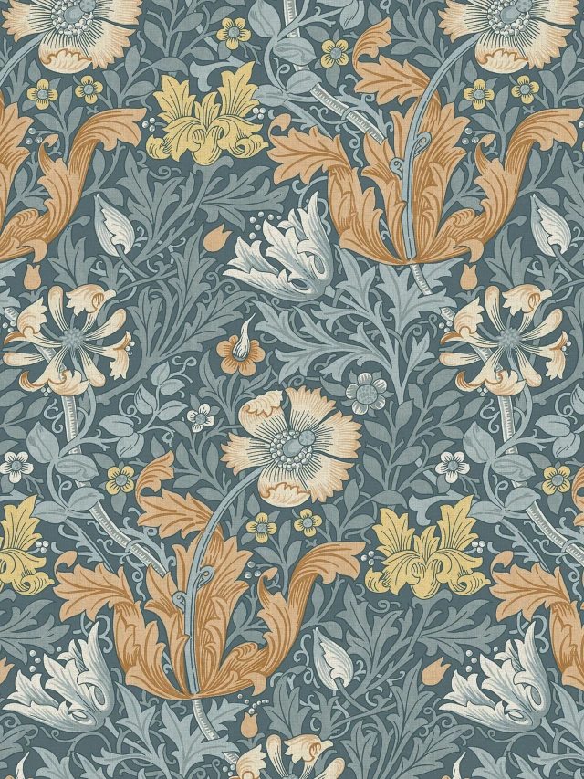 William Morris Compton Bluebaird Roller