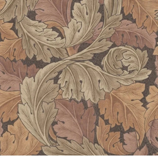 William Morris Acanthus Acorn Roller