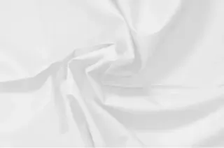 Simplicity White blockout curtain fabric swatch