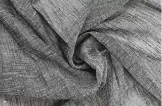 HAALUX Aire Shadow sheer curtain fabric swatch