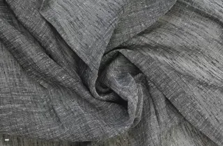 HAALUX Aire Granite sheer curtain fabric swatch