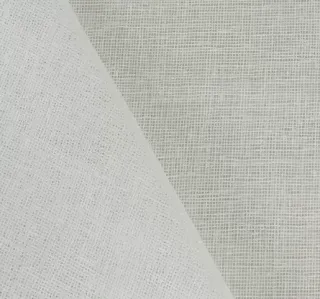 Homestead Talc sheer curtain fabric swatch