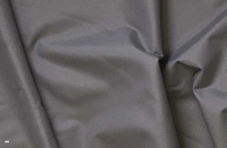 Simplicity blockout curtain fabric in Pewter