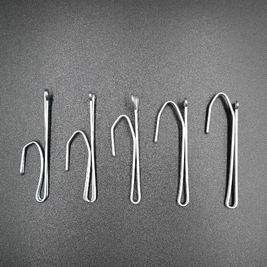 Pinch Pleat Hooks Silver 2071