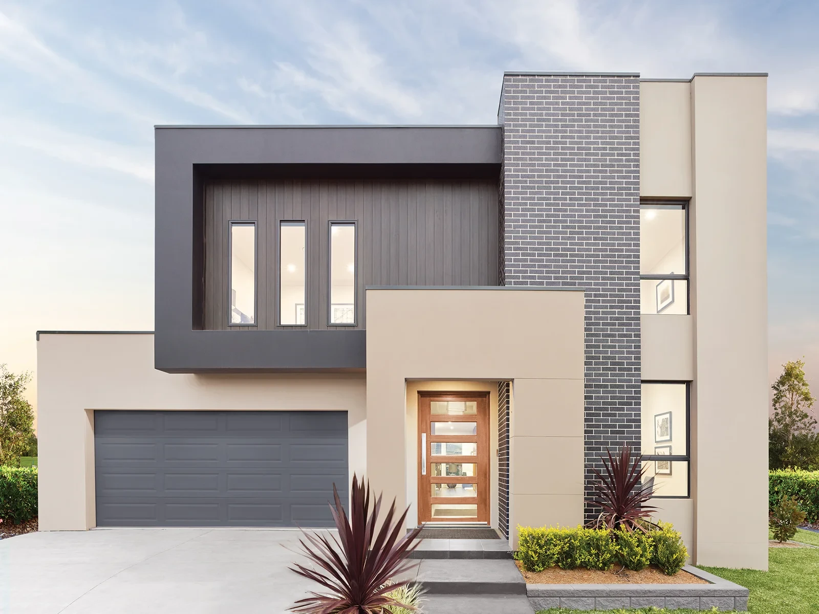 Better Built Homes Astoria 39R: double-storey weatherboard facade