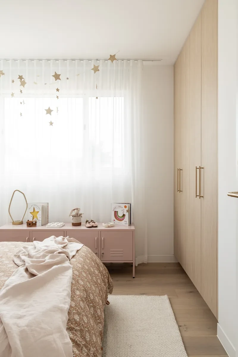Kids bedroom with sheer curtains Kids bedroom with sheer curtains