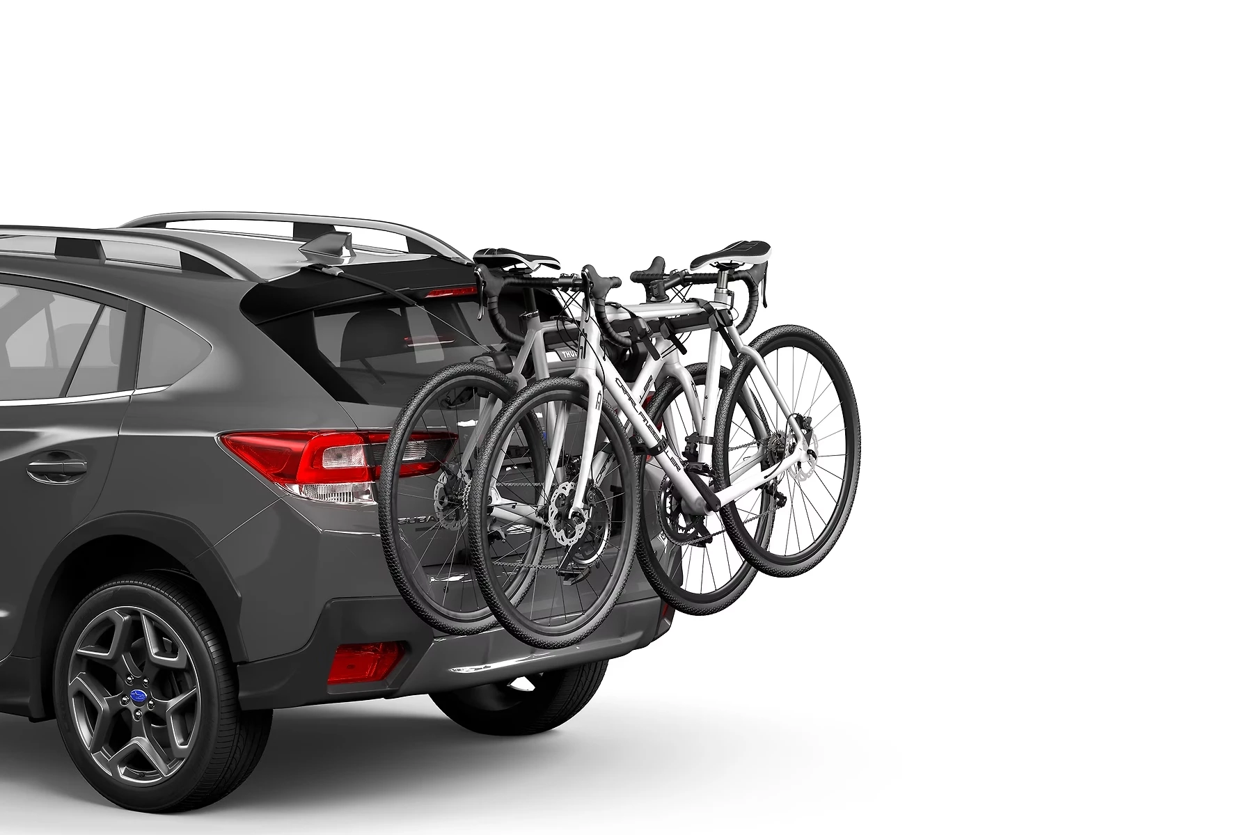 Thule OutWay Hanging 2-bike hanging trunk bike rack aluminium bike