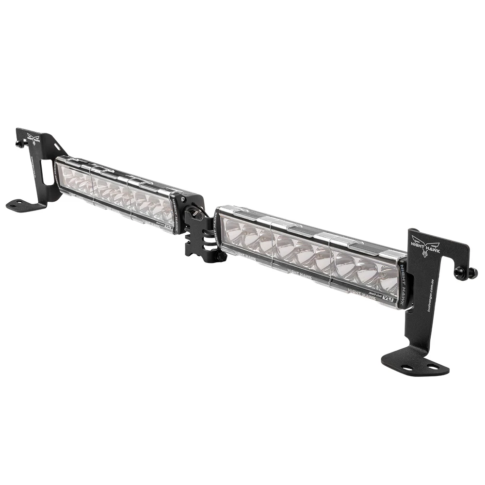 Night Hawk Behind Grille Light Kit – Twin 13” Light Bars