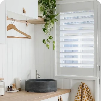 Plantation Shutter Assembled