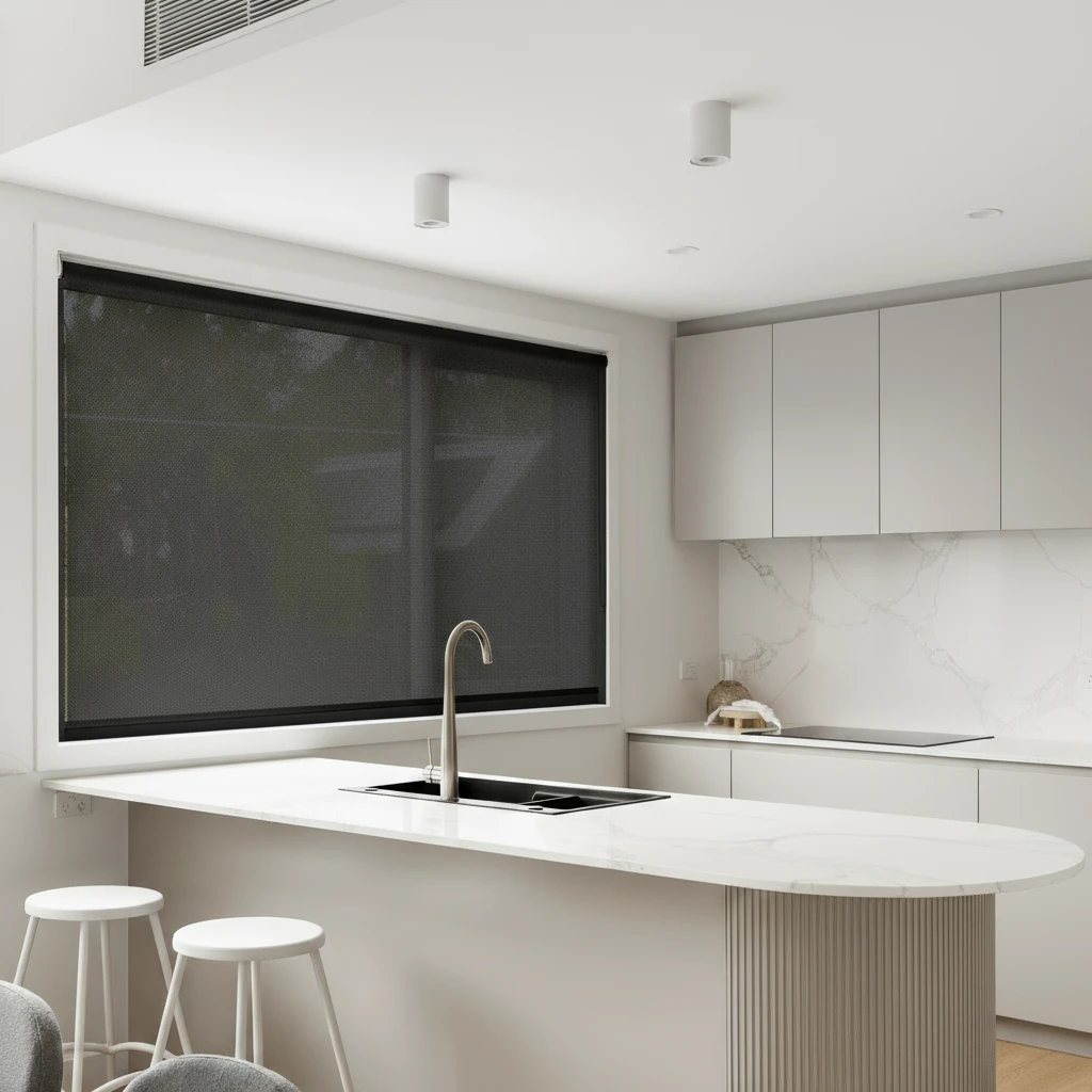 Palm Beach Steel Light Filter Roller Blind