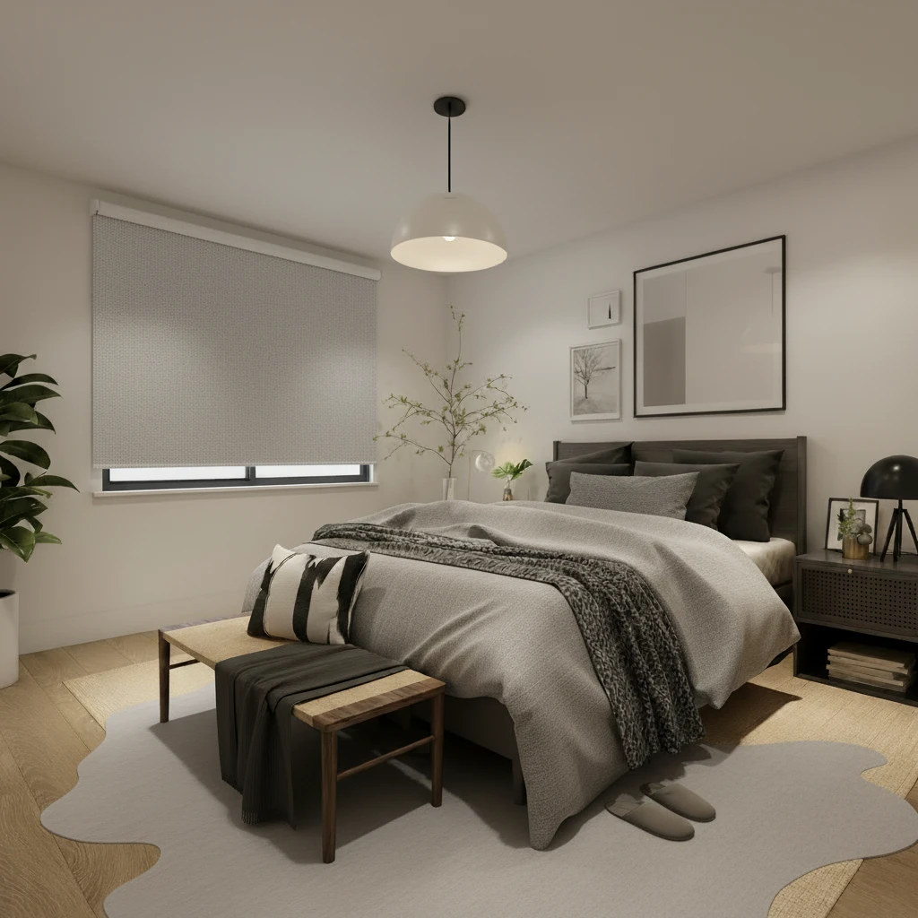 Sanctuary Suede Blockout Roller Blind