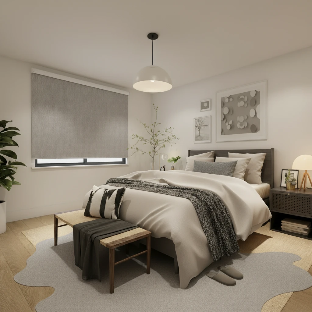 Sanctuary Truffle Blockout Roller Blind