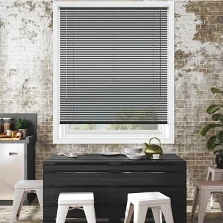 Budget 25mm Aluminium Venetian Black