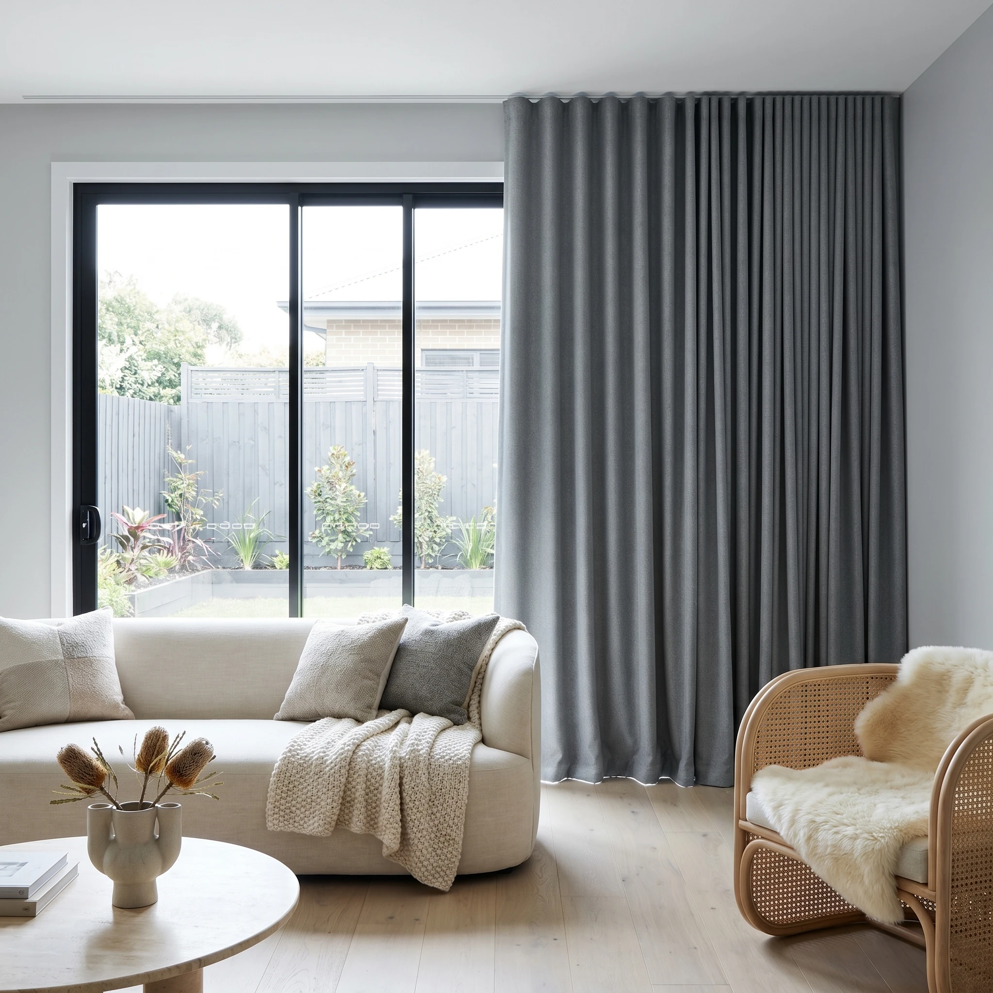 Cement Soleil Blockout Curtain