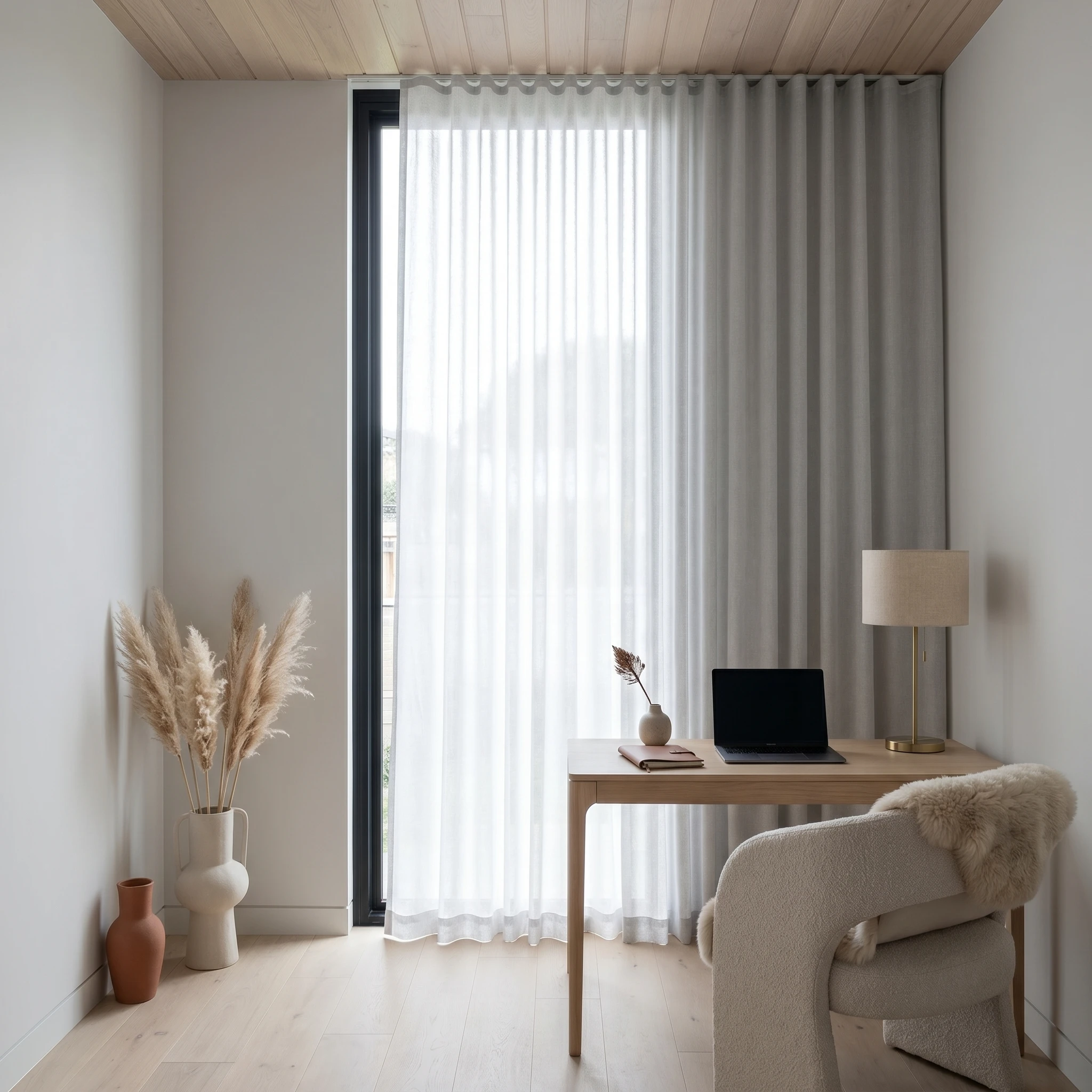 Silver Havana Light Filtering Curtain