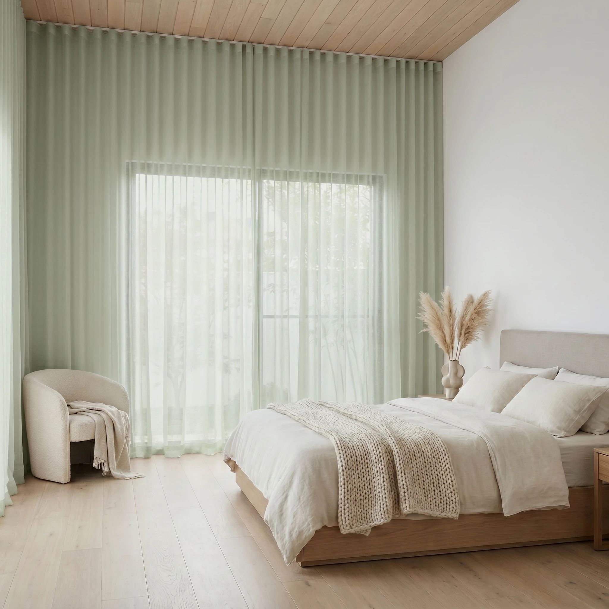 Ivory Astra Sheer Curtain