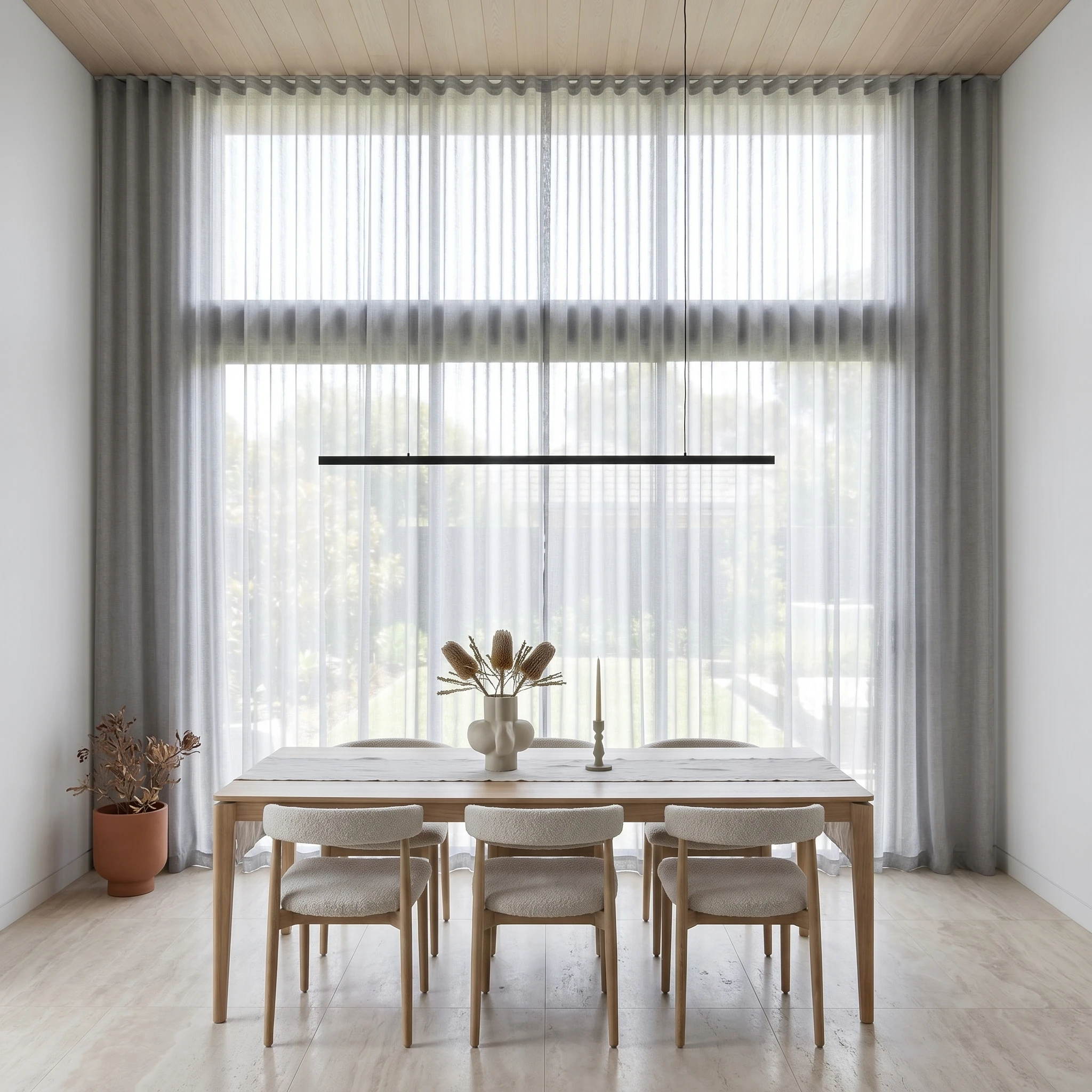 Ash Bali Sheer Curtain
