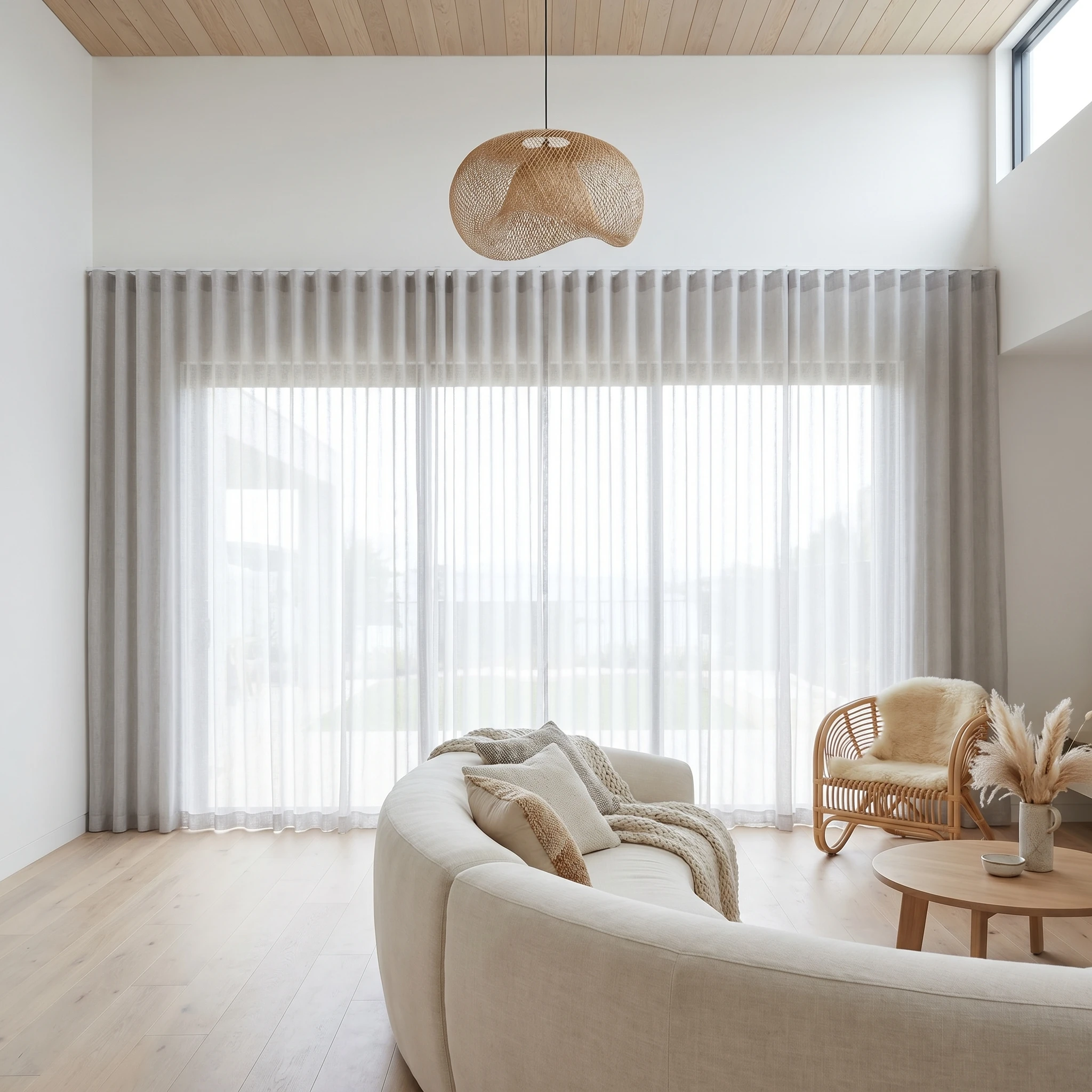Parchment Coco Sheer Curtain