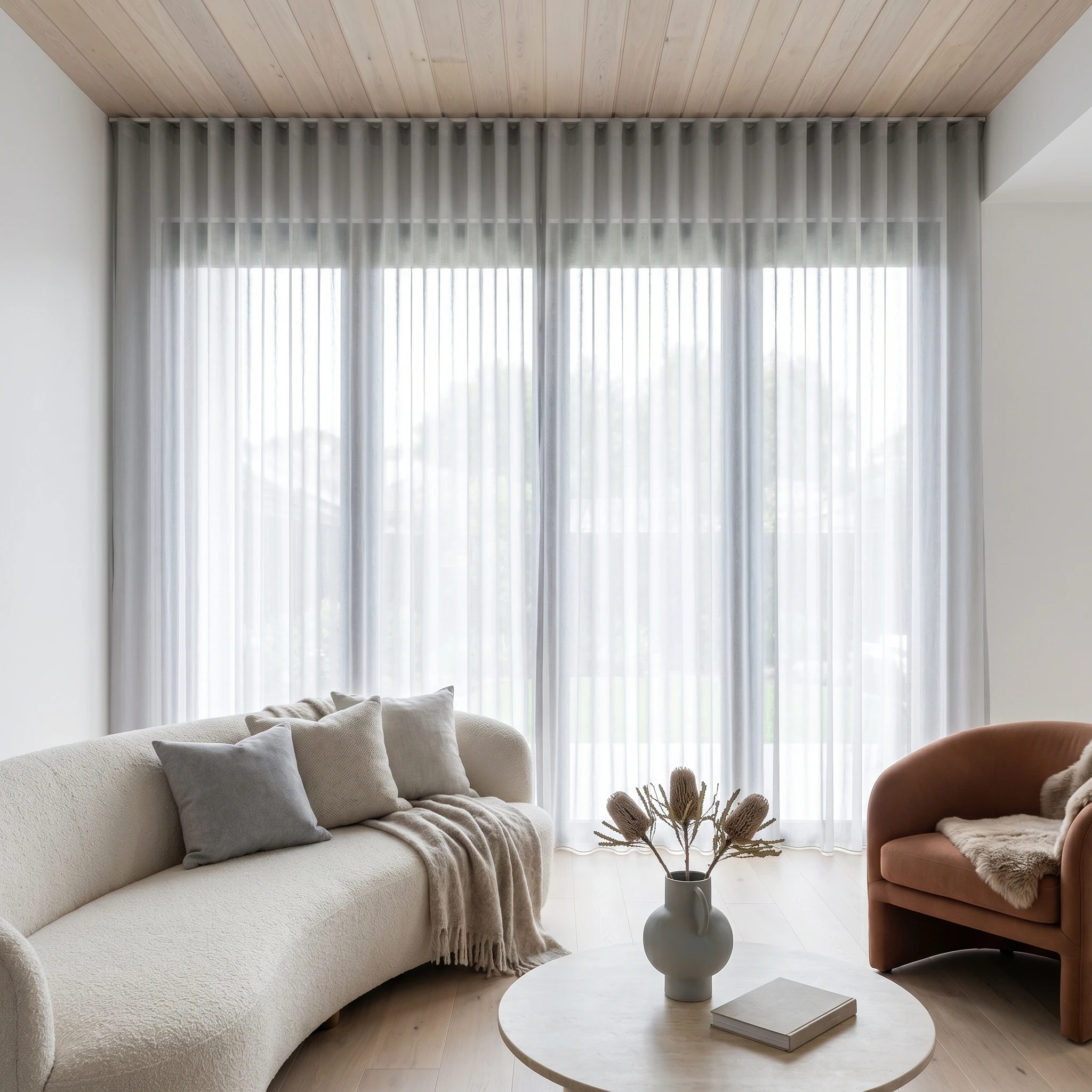 Ash Romeo Sheer Curtain