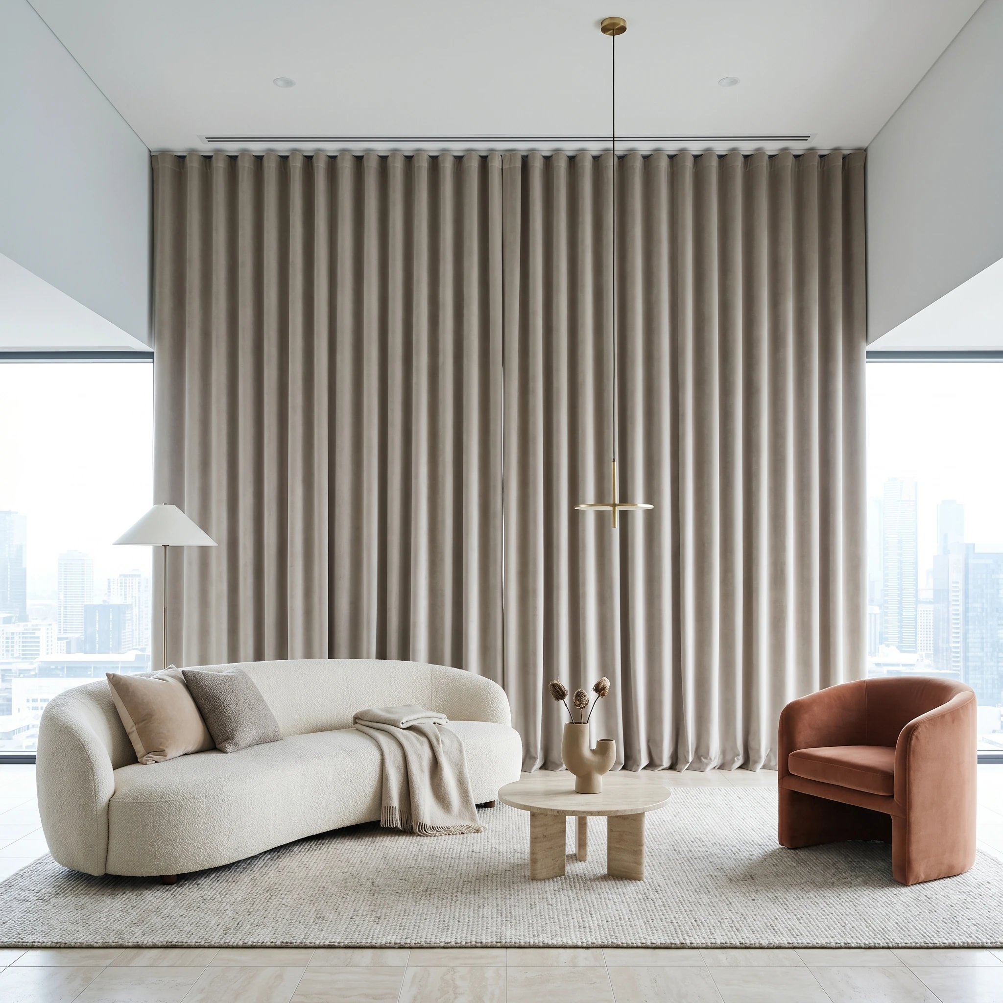Ash Lafayette Velvet Curtain