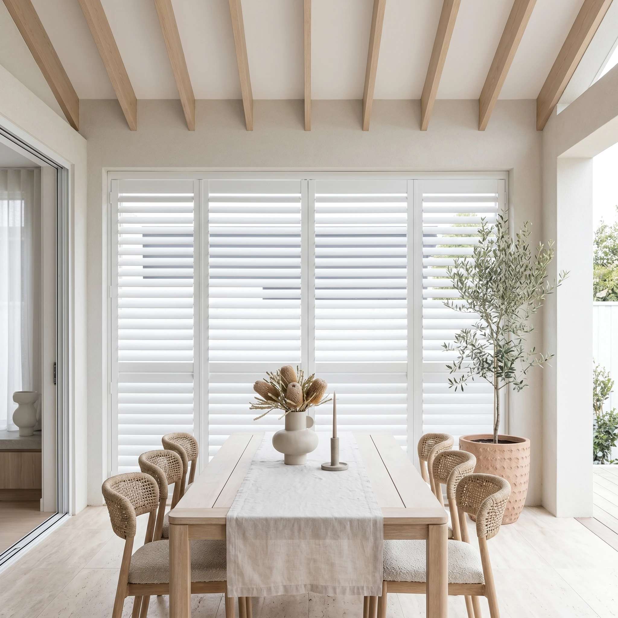 Premium Aluminium Shutter White