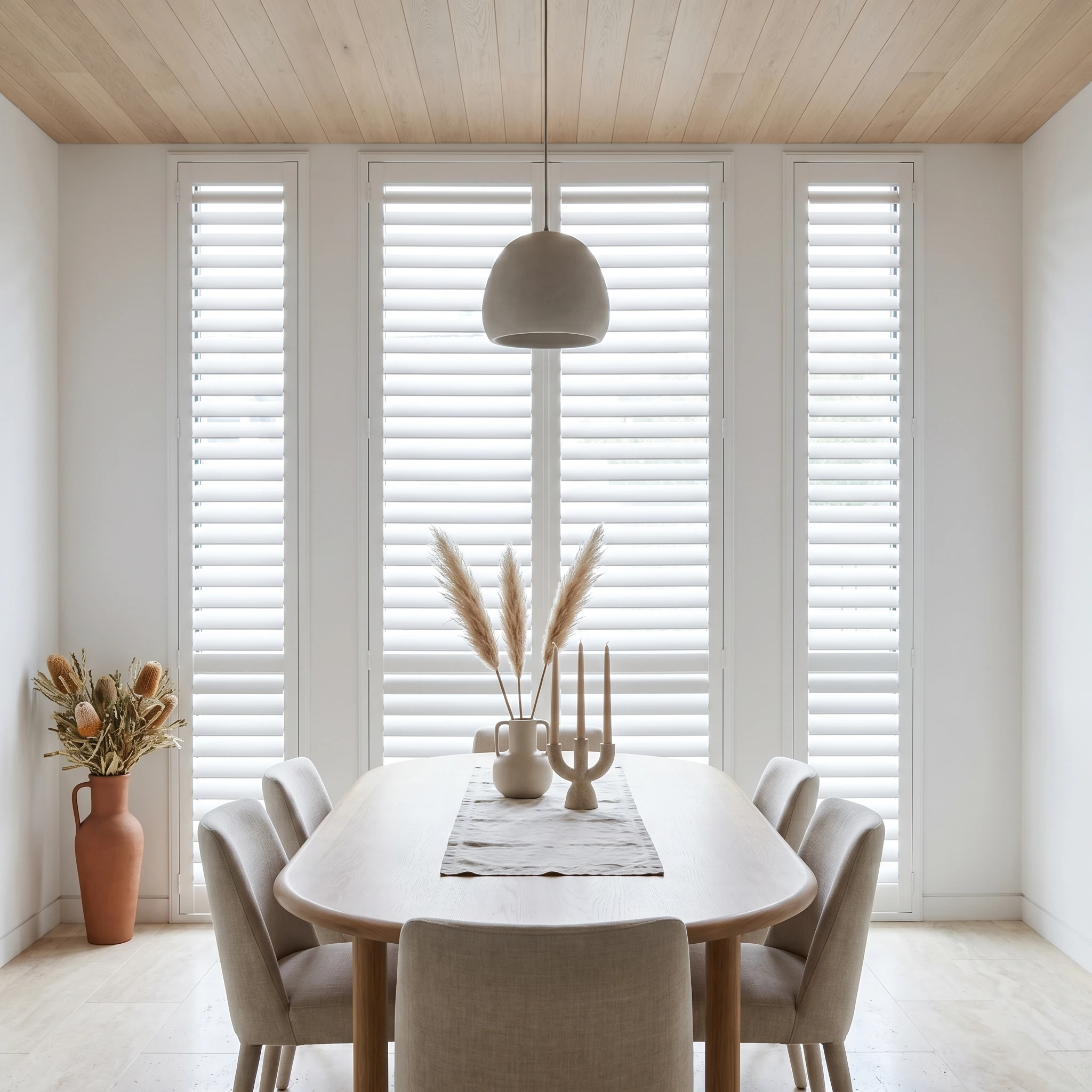 Premium Polyshield PVC Shutter Cream