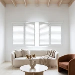 Off White Premium Polyshield PVC Shutter