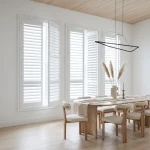 Vivid White Premium Polyshield PVC Shutter