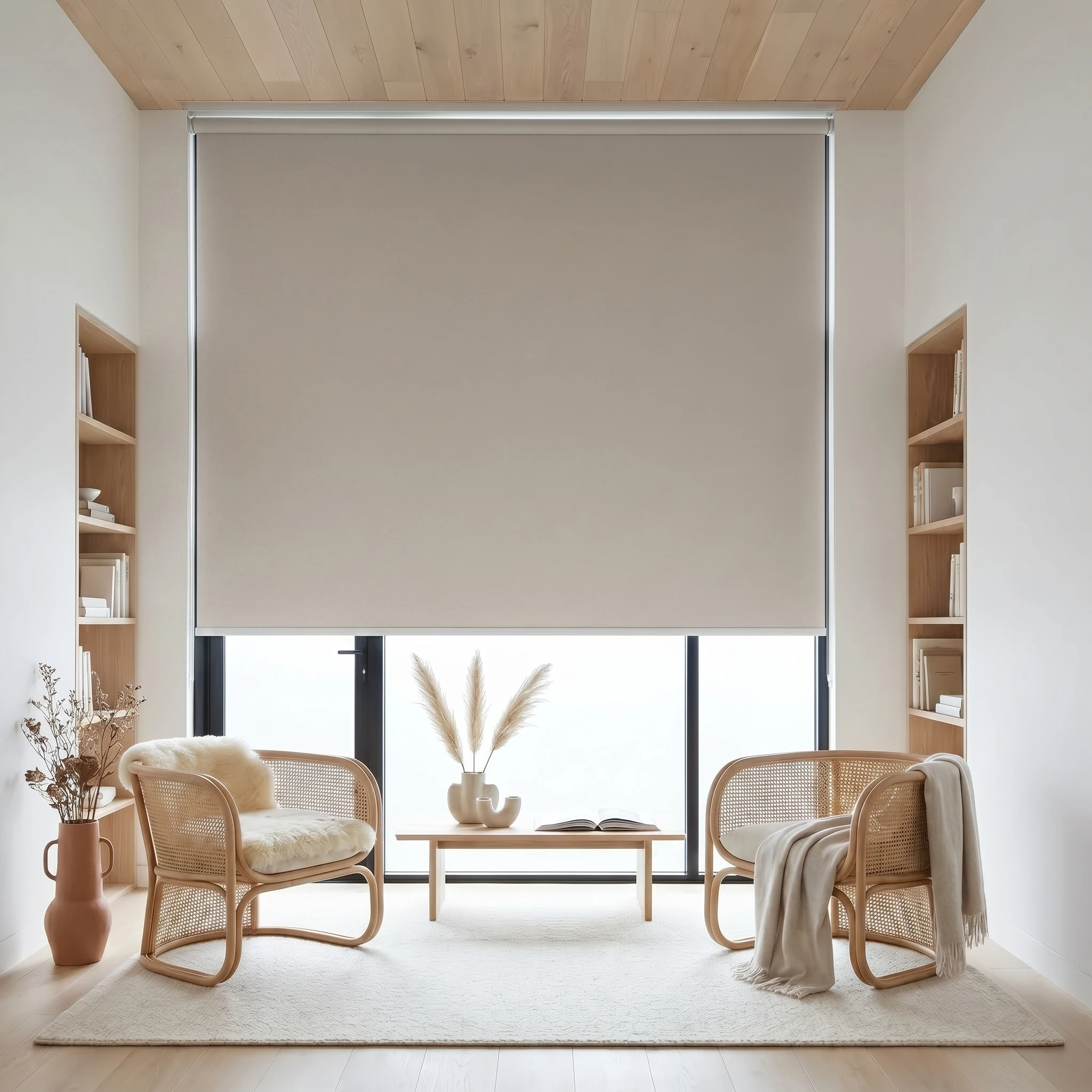 Pumice Edge Blockout Roller Blind