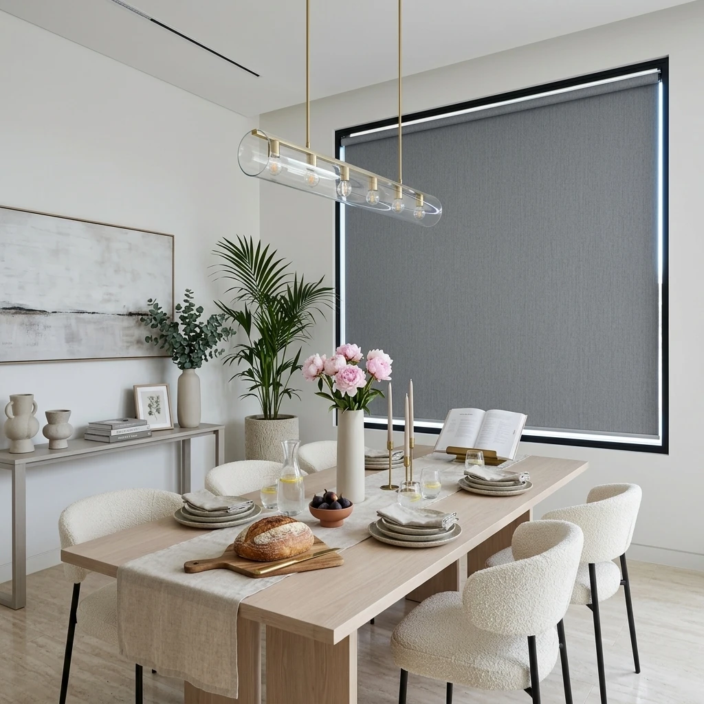 Slate Sanctuary Blockout Roller Blind