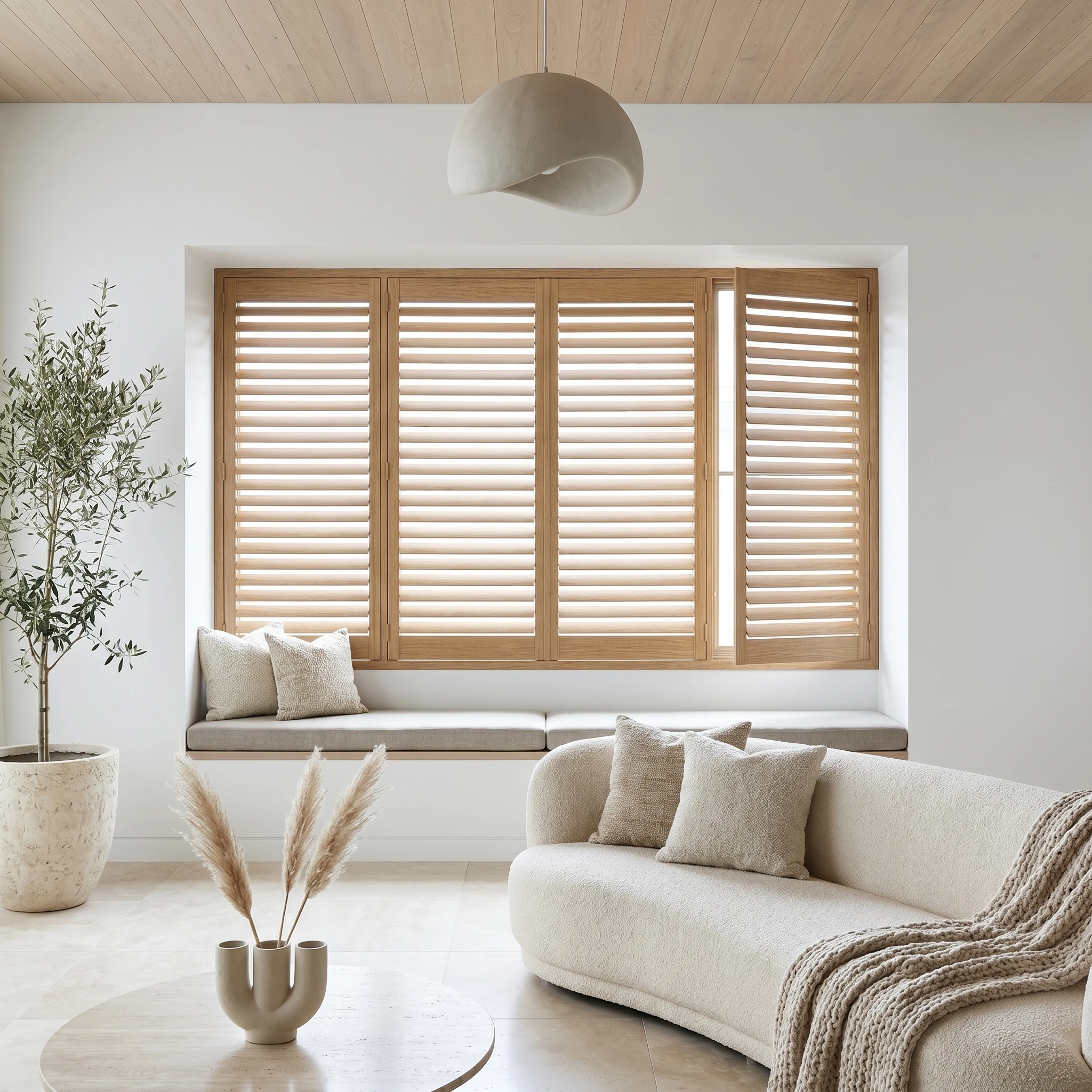 Premium Timber Shutter Stain-Honey