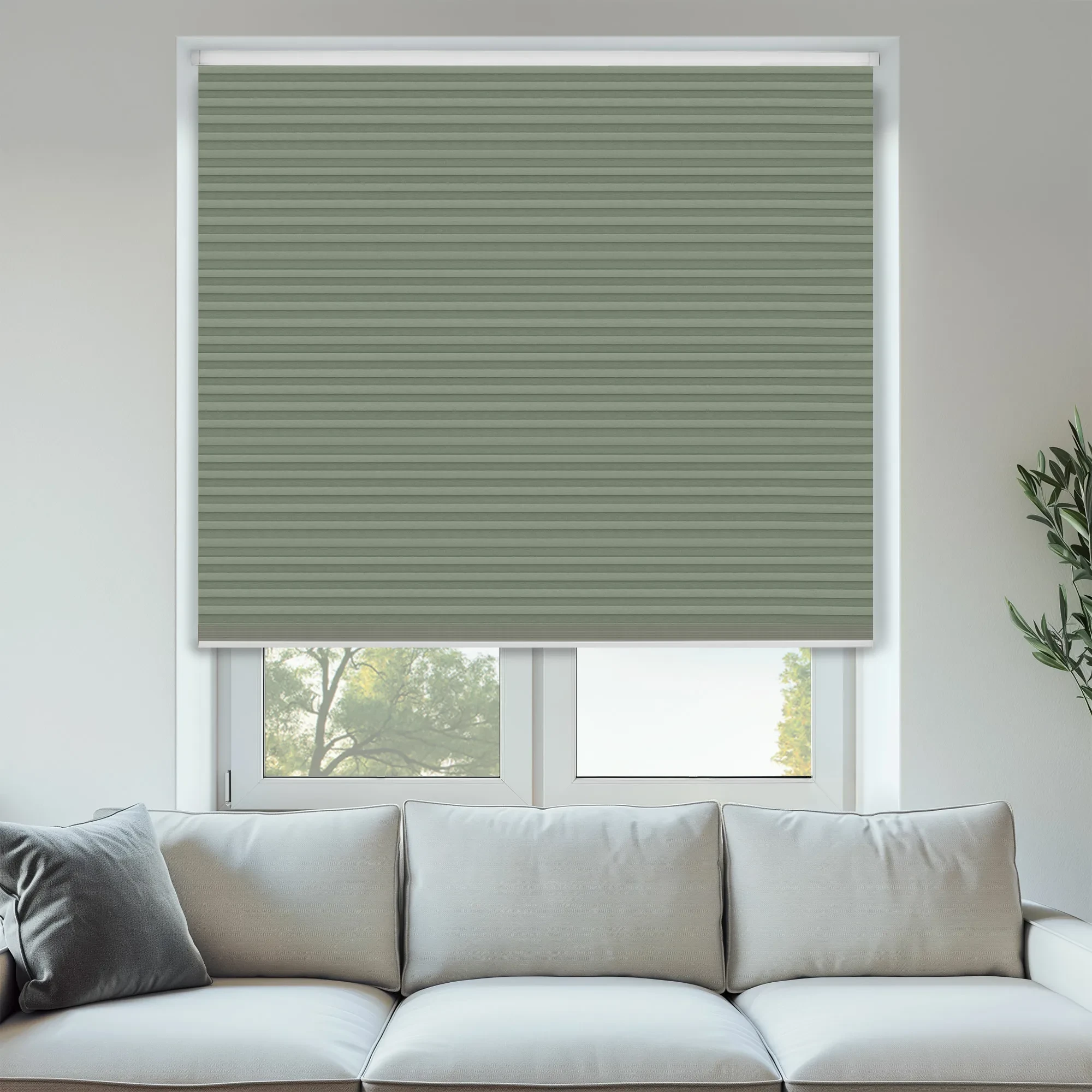 Eucalyptus Blockout 25mm Honeycomb Blind