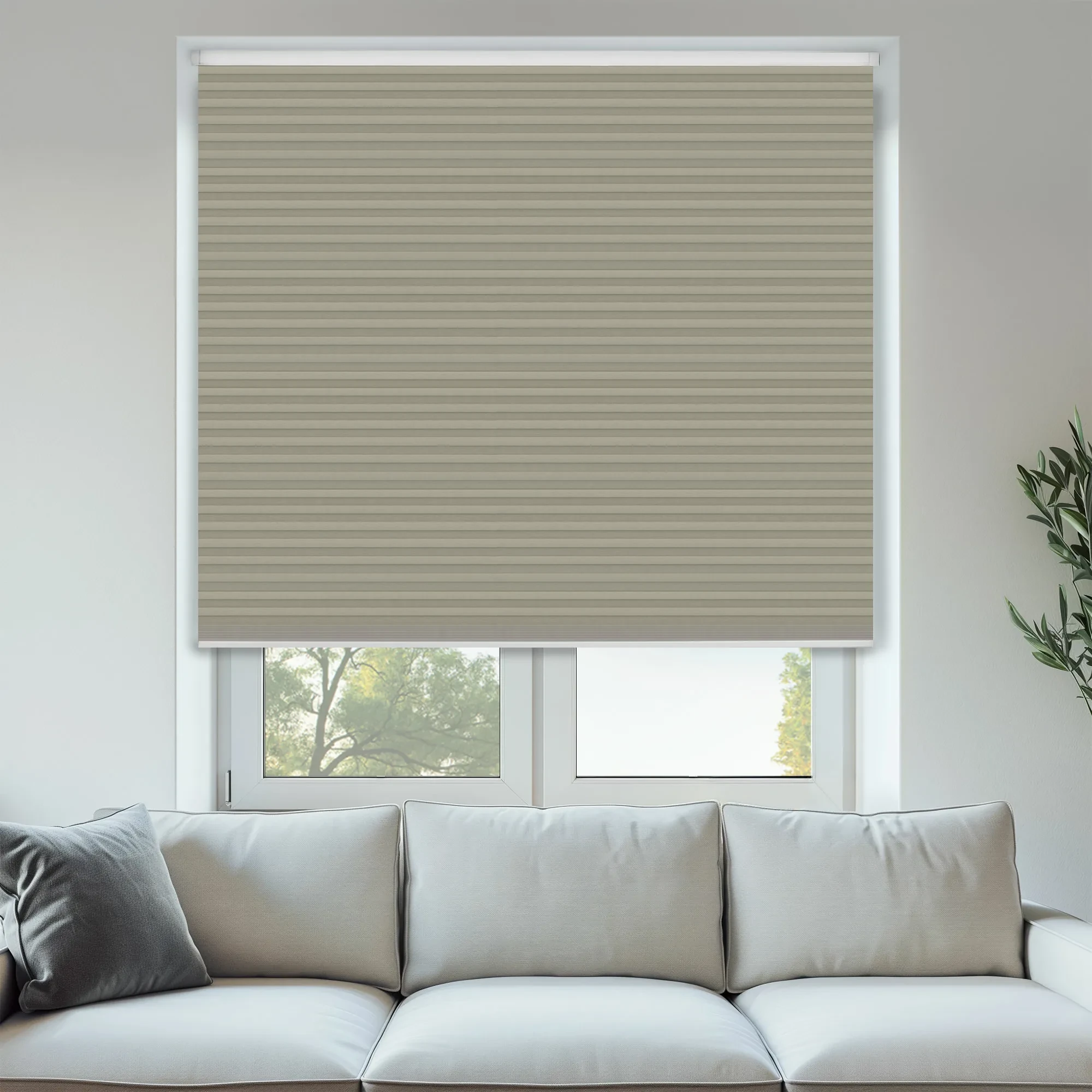 Linen Blockout 25mm Honeycomb Blind