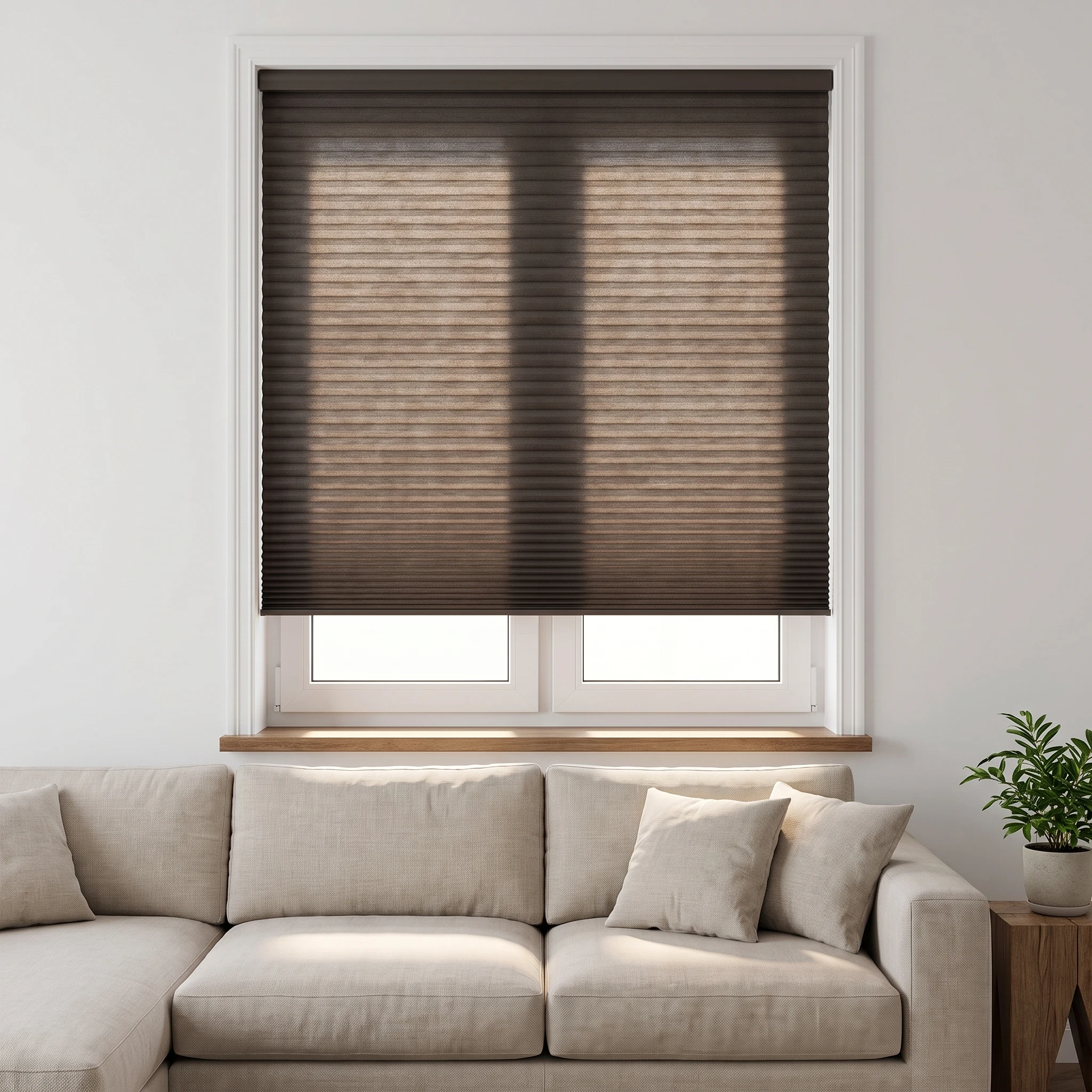 Iron Light filtering 25mm Honeycomb Blind